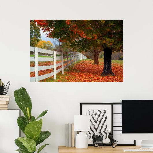 Autumn Leaves Poster (Thuiskantoor)