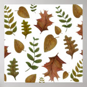 Autumn leaves poster (Voorkant)
