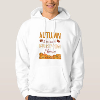 Autumn Leaves & Pumpkin Alsjeblieft Hoodie