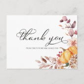 Autumn Leaves Pumpkin Herfst Vrijgezellenfeest Dan Briefkaart (Voorkant)