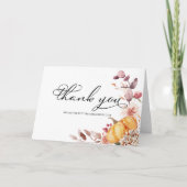 Autumn Leaves Pumpkin Herfst Vrijgezellenfeest Dan Kaart (Voorkant)