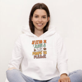 Autumn Leaves & Pumpkin Please, Herfst Thanksgivin Hoodie