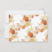 Autumn Leaves Pumpkins Woorden van Wijsheid Kaart (Achterkant)