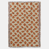 Autumn Leaves Red Leaf Pattern Deken (Voorkant Verticaal)