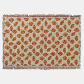 Autumn Leaves Red Leaf Pattern Deken (Voorkant)