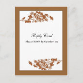 Autumn Leaves Reply Kaart (Voorkant)