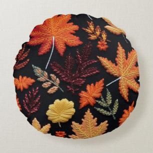 Autumn Leaves Rond Kussen