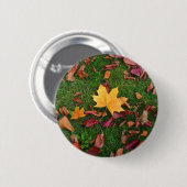 Autumn Leaves Ronde Button 5,7 Cm (Voorkant /achterkant)