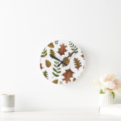 Autumn leaves ronde klok (Huis)