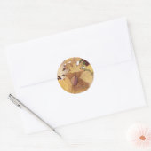 Autumn Leaves Ronde Sticker (Envelop)