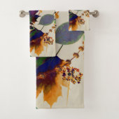 Autumn Leaves Royal Colors Bad Handdoek (Insitu)