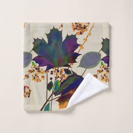 Autumn Leaves Royal Colors Bad Handdoek (Wasdoekje)
