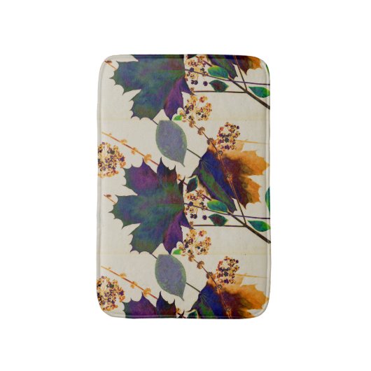Autumn Leaves Royal Colors Bath Mat (Voorkant Verticaal)