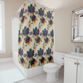 Autumn Leaves Royal Colors Shower Curtain Douchegordijn (In situ)