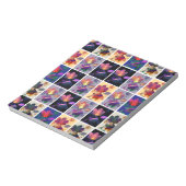 Autumn Leaves Rustic Patchwork Quilt Collage Notitieblok (Linkerzijde)