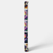 Autumn Leaves Rustic Patchwork Quilt Collage Samsung Galaxy Hoesje (Linkerkant)