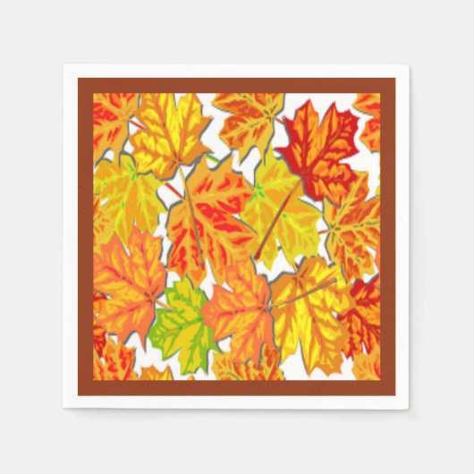 AUTUMN LEAVES SERVETTEN (Voorkant)