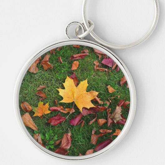 Autumn Leaves Sleutelhanger (Voorkant)