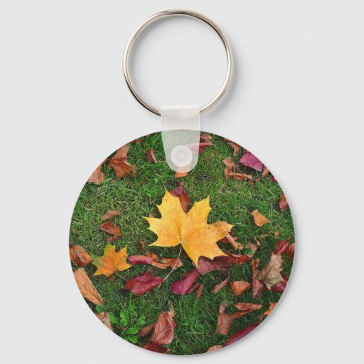 Autumn Leaves Sleutelhanger (Voorkant)