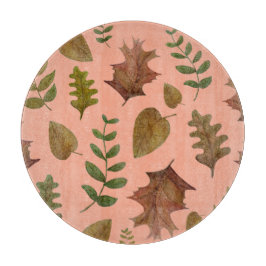 Autumn leaves snijplank