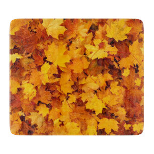 Autumn Leaves Snijplank