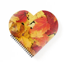 Autumn Leaves Spiral Notitieboek