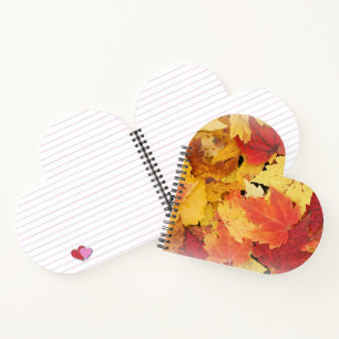 Autumn Leaves Spiral Notitieboek