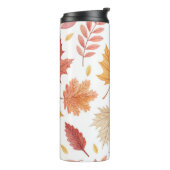 Autumn Leaves Stainless Steel Travel Mug Thermosbeker (Gedraaid links)
