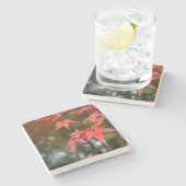 Autumn Leaves Stenen Onderzetter (Zijkant)