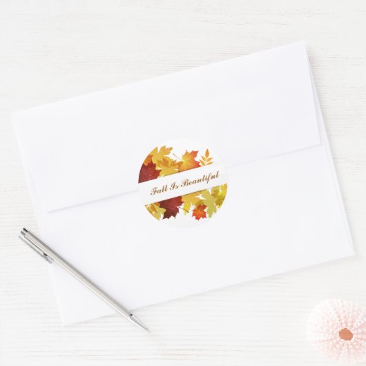 Autumn Leaves Stickers (Envelop)