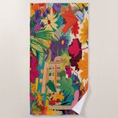 Autumn Leaves Strandlaken (Voorkant)