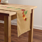 Autumn Leaves Table Runner Korte Tafelloper (Voorbeeld)
