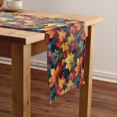 Autumn Leaves Table Runner Korte Tafelloper (Voorbeeld)