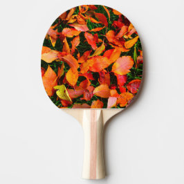 Autumn Leaves Texture Ping Pong Paddle Tafeltennisbatje