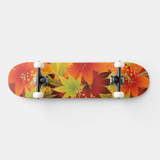 Autumn Leaves Thanksgiving Bandana Persoonlijk Skateboard (Horizontaal)