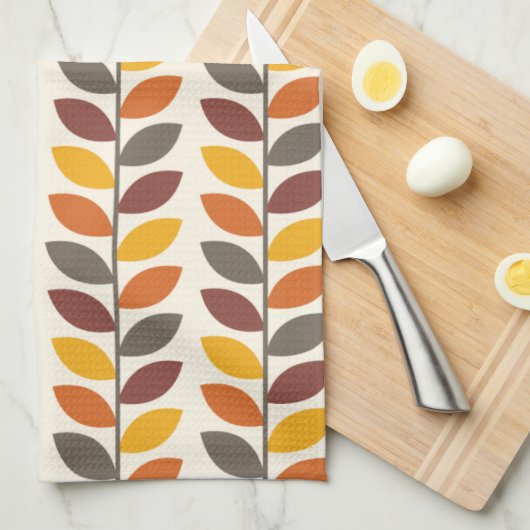 Autumn Leaves Theedoek (Quarter Fold)