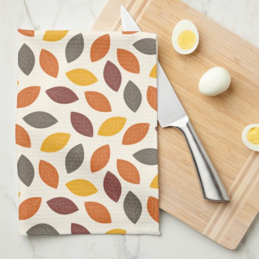 Autumn Leaves Theedoek (Quarter Fold)