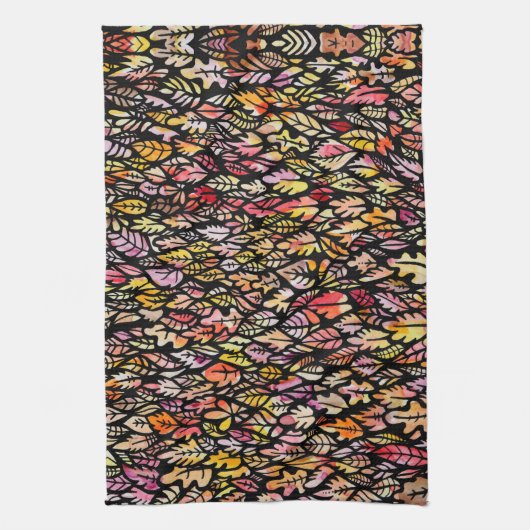 Autumn Leaves Theedoek (Verticaal)