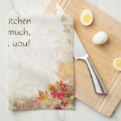 Autumn Leaves Theedoek (Quarter Fold)