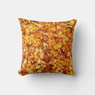 Autumn Leaves Throw Cushion Kussen