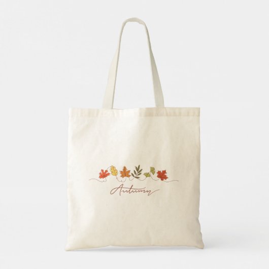 Autumn Leaves Tote Bag (Achterkant)