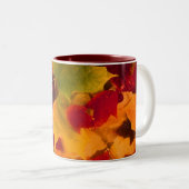 Autumn Leaves Tweekleurige Koffiemok (Voorkant rechts)