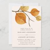 Autumn Leaves | Uitnodiging tot het trekken van ee (Voorkant)