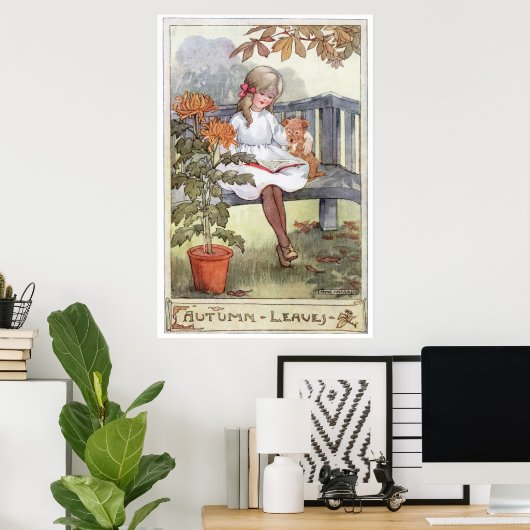 Autumn Leaves van Anne Anderson Poster (Thuiskantoor)