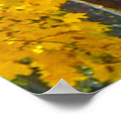 Autumn Leaves van Geel en Oranje, Verticaal ZSSPG Poster (Hoek)