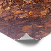 Autumn Leaves van John Everett Millais Poster (Hoek)