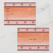 Autumn Leaves Visitekaartje (Voorkant / Achterkant)