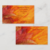 Autumn Leaves Visitekaartje (Voorkant / Achterkant)