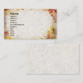 Autumn Leaves Visitekaartje (Voorkant / Achterkant)