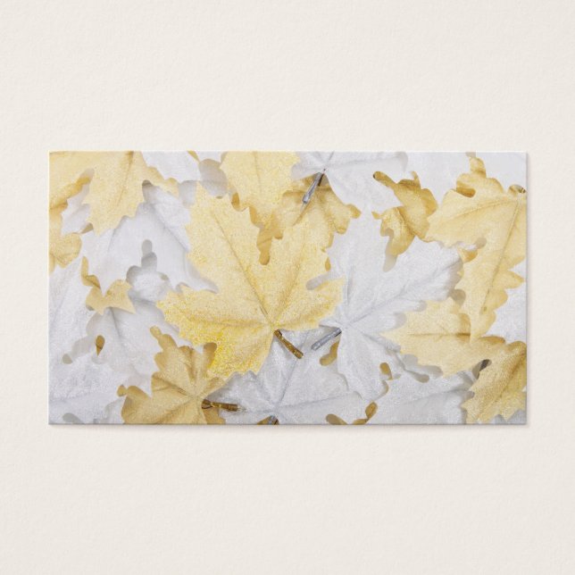 Autumn Leaves Visitekaartje (Voorkant)